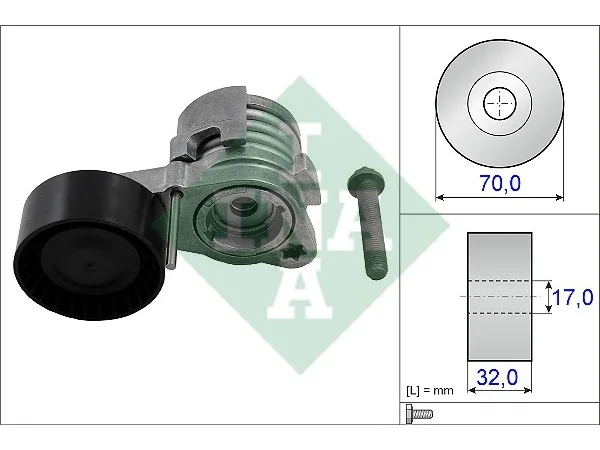 Gergi Kütüğü N52 N53 [F10 F01 F25] (Makaralı) INA_534043210 INA