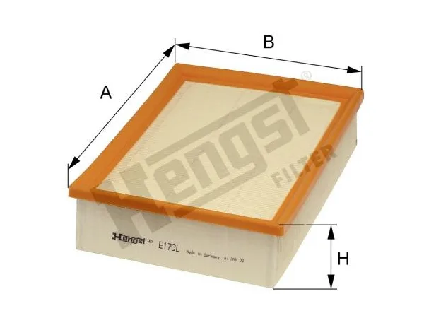 Hava Filtresi M50 M52 M54 [E36E46] HNG_E173L HENGST