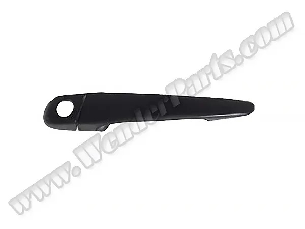 Kapı Kolu E46 Ön Dış Sol Delikli (Pütürlü) Siyah 2001-05 51218253455 | WENDER