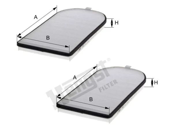 Klima Filtresi E38 (Set) HNG_E983LI2 HENGST