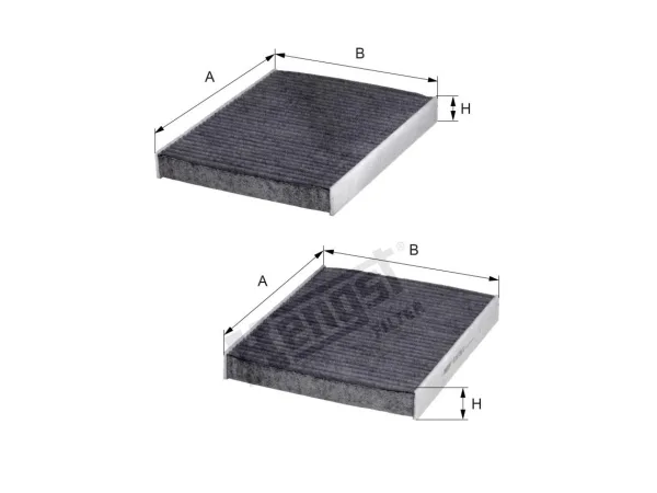 Klima Filtresi F10 F01 (Set) Karbonlu HNG_E2978LC2 HENGST