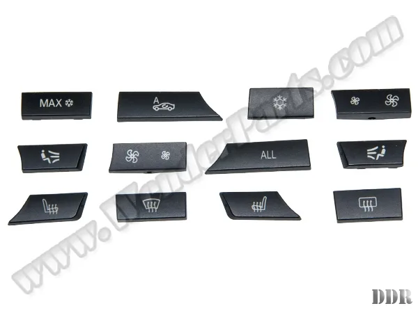 Klima Tuş Takımı F10 F07 F01 (Set:12ad) 2007-12 61319313923 | WENDER
