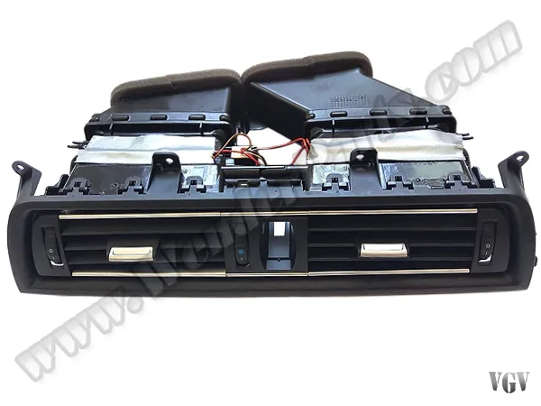 Klima/Kalorifer Izgarası F10+LCI Ön Orta; (Komple) Nikelajlı Siyah 64229166885 | WENDER
