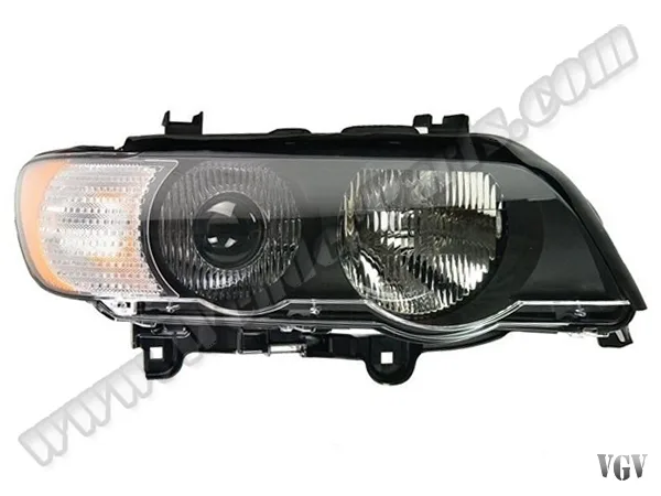 Komple Far X5:E53 Sağ; (Siyah) Beyaz Sinyal; Xenon 2000-03 63126930236 | WENDER