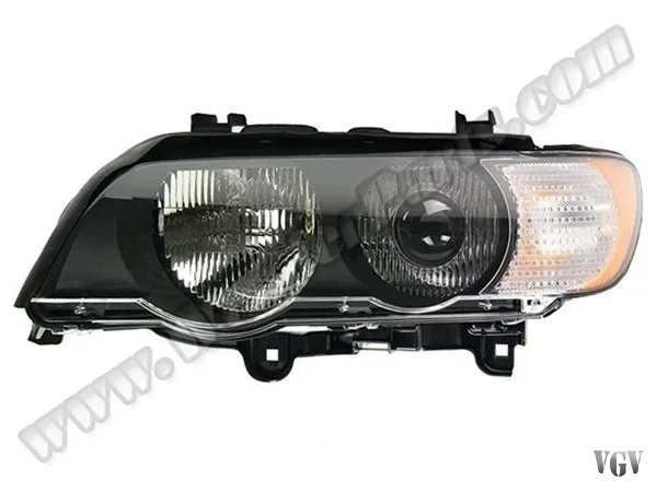 Komple Far X5:E53 Sol; (Siyah) Beyaz Sinyal; Xenon 2000-03 63126930235 | WENDER