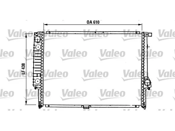 Motor Su Radyatörü E34 [M30] Otm/Şanz (Klimalı) VAL_819417 VALEO