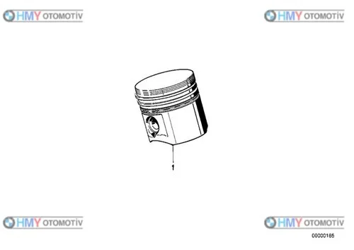 Piston Bmw 0.25 E28 E30 E34 5 Serisi 3 Serisi 11251705324 0817701