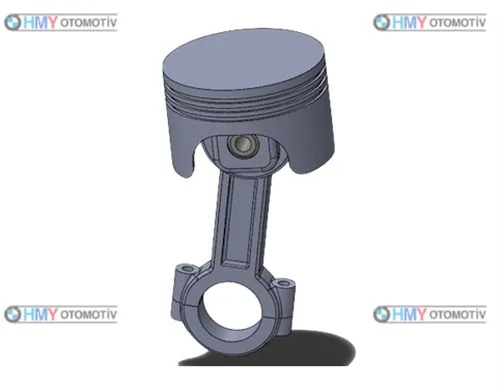 Piston Bmw Segmanlı-Standart-84.00 Mm E30 3 Serisi 11251267366 8770215Std