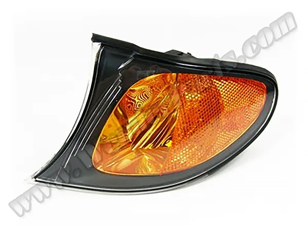 Sinyal E46 Sol; (Sarı) Siyah Çerçeveli [Sedan] 2002-05 | WENDER