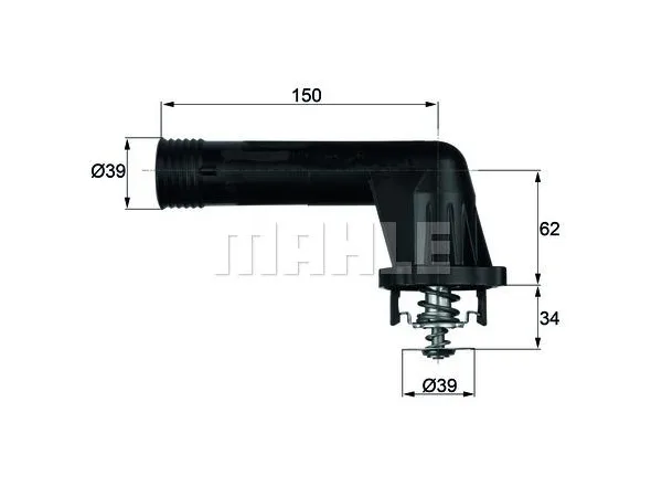 Termostat M43 [E34 E36] 95C MHE_TI2095 MAHLE
