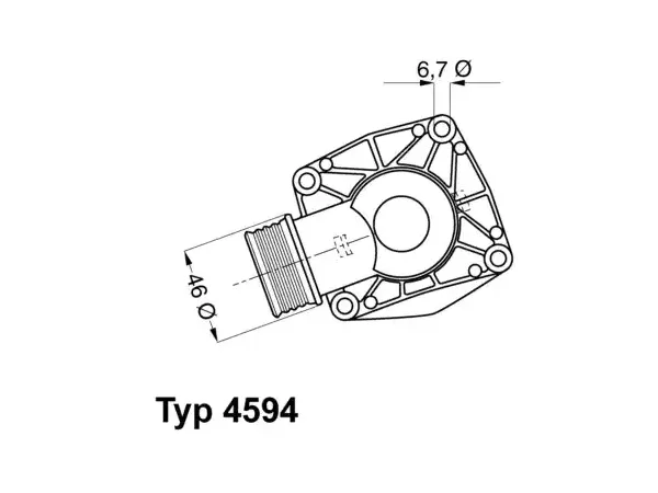 Termostat M73 [E38] 90C WHL_459490D Wahler