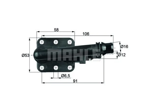 Termostat N62 [E60 E65] 82C MHE_TO582 MAHLE