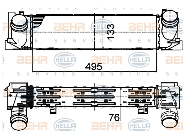 Turbo İnterkol Radyatörü F20 F30 [N13 N47] BHR_8ML376791751 HELLA