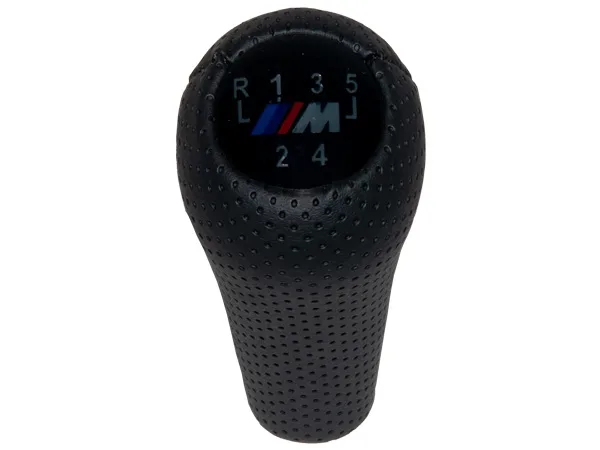 Vites Topuzu BMW -5 İleri- Man.Şanz; (Siyah; Noktalı; Suni Deri) Işıklı -///M- 25112231550 | WENDER