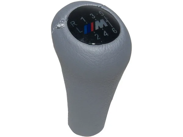 Vites Topuzu BMW -6 İleri- Man.Şanz; (Gri; Suni Deri) Işıklı -///M- 25112282450 | WENDER