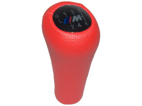 Vites Topuzu BMW -6 İleri- Man.Şanz; (Kırmızı; Suni Deri) Işıklı -///M- 25112282450 | WENDER