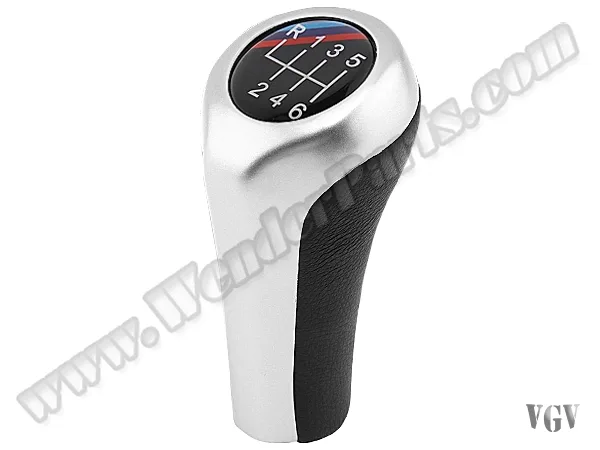 Vites Topuzu BMW -6 İleri- Man/Şanz; (Mat-Krom) Köşeli Çerç. -M-Tech- 25117547083 | WENDER