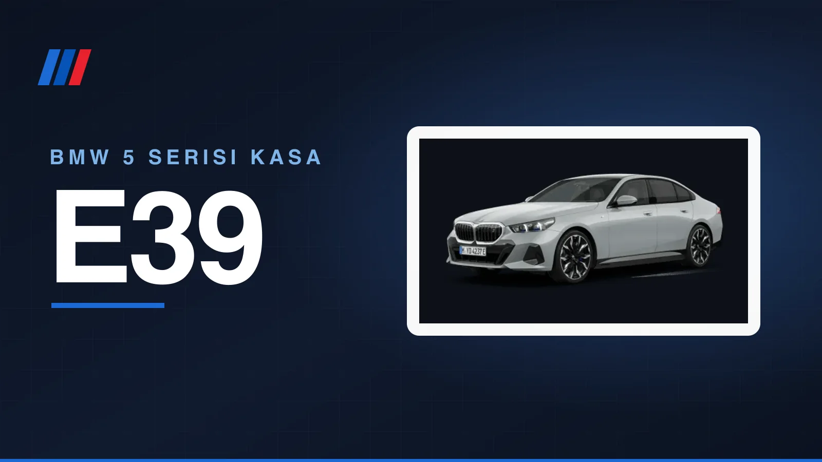 BMW 5 Serisi E39 kasa için yedek parça rehberi