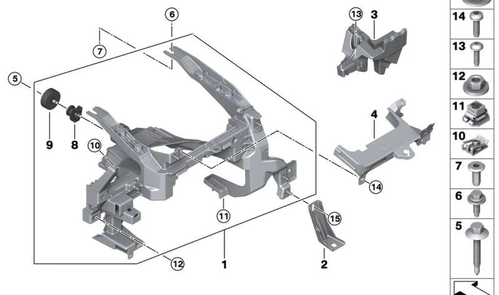BMW F90 F91 F92 F93… Flanşlı Altıgen Cıvata 06846839060