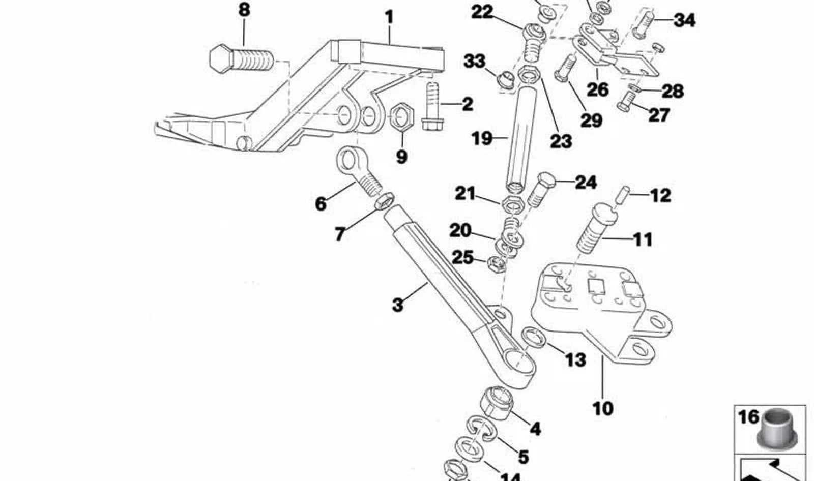 BMW E30 E31 E32 E34… Kendinden Kilitli Altıgen Somun 07112200396