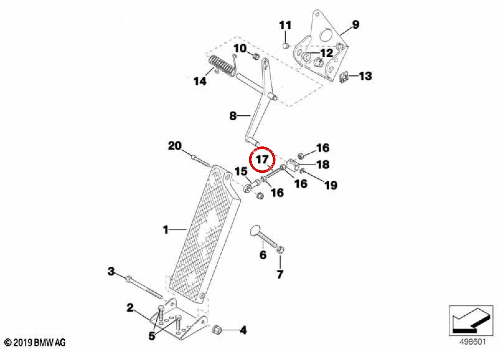 BMW 6 Serisi E24 Silindir Başlı Cıvata M5x35 07119902616