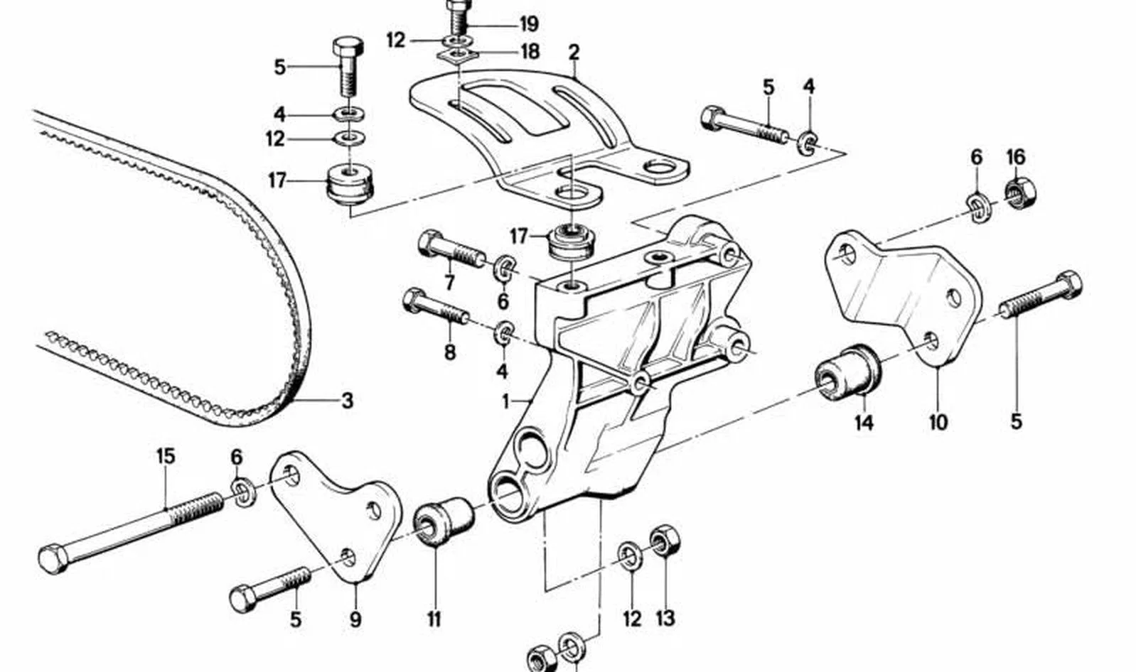 BMW E21 E24 E28 E30… Altıgen Cıvata 07119902912