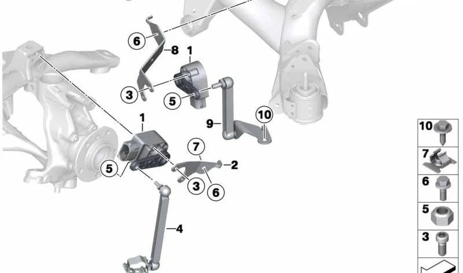 BMW F40 F44 R60 R61 Sac Cıvatası 6,3x19 07119904317