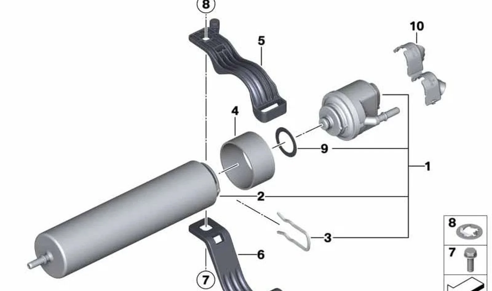 BMW F20 F21 F22 F23… Pullu Altıgen Cıvata 07119906200