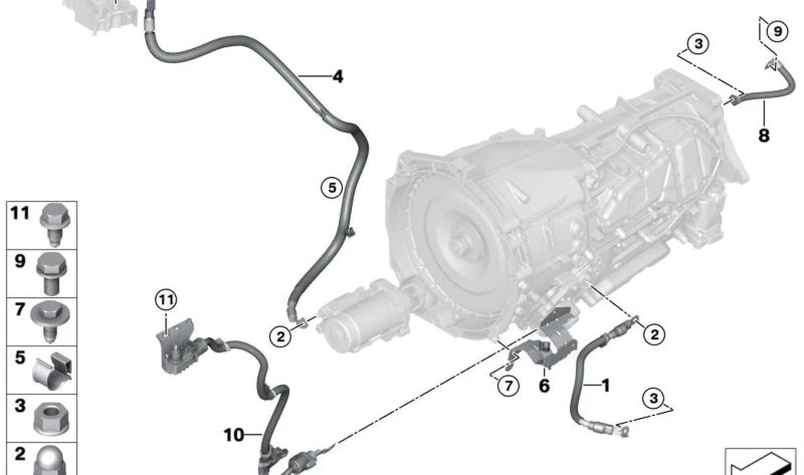 BMW F39 F40 F44 F45… Altıgen Başlı Cıvata 07119906977
