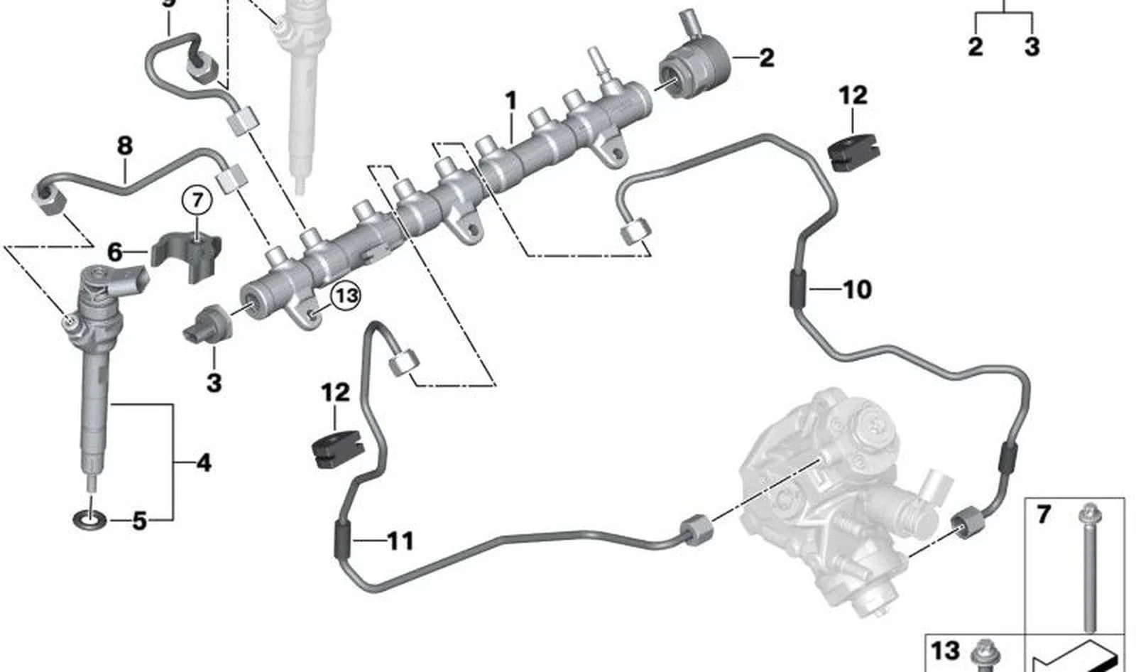 BMW F10 F11 F20 F21… Altıgen Başlı Cıvata 07119907174