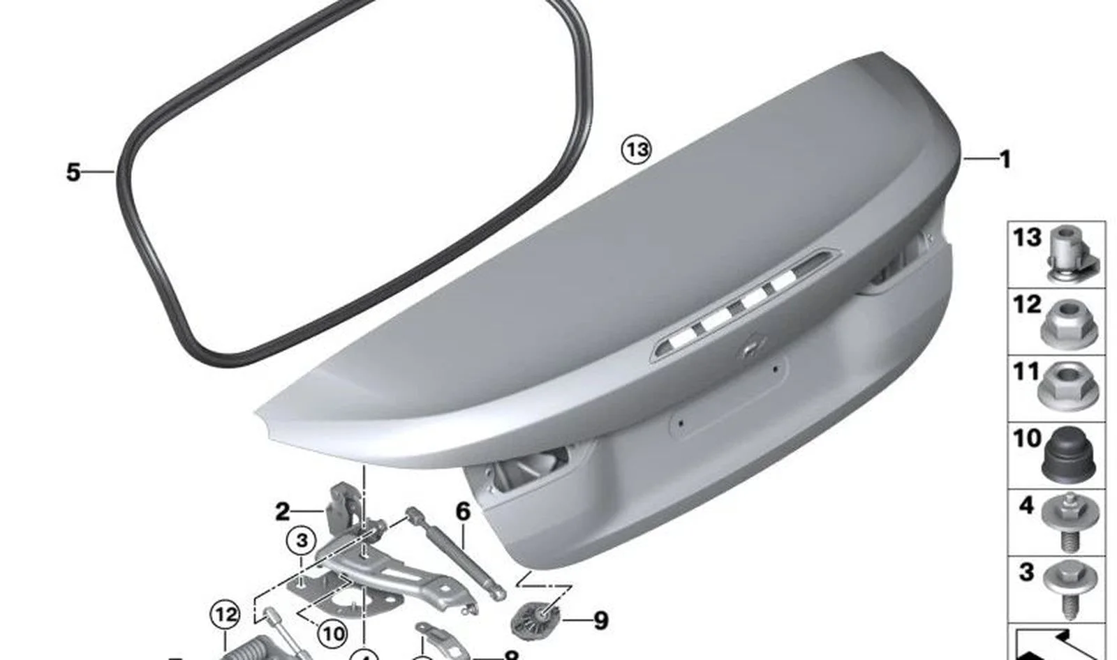 BMW F25 F26 F45 G23… Altıgen Bağlantı Somunu 07119907205
