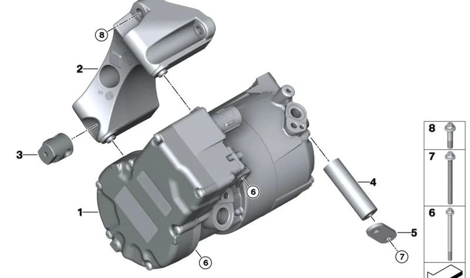 BMW F90 F91 F92 F93… Bağlantı Cıvatası 07119907249