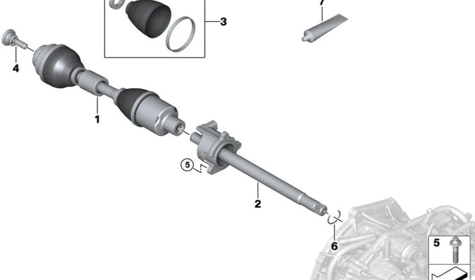 BMW F06 F10 F11 F12… Dış Torx Cıvata 07119907297