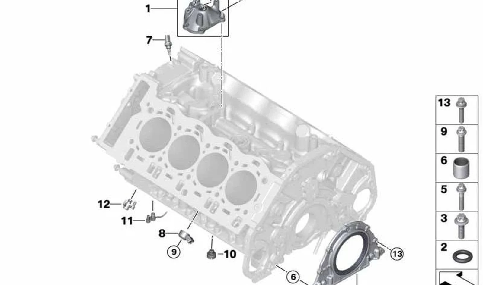 BMW F06 F07 F10 F11… ASA Cıvata 07119907464