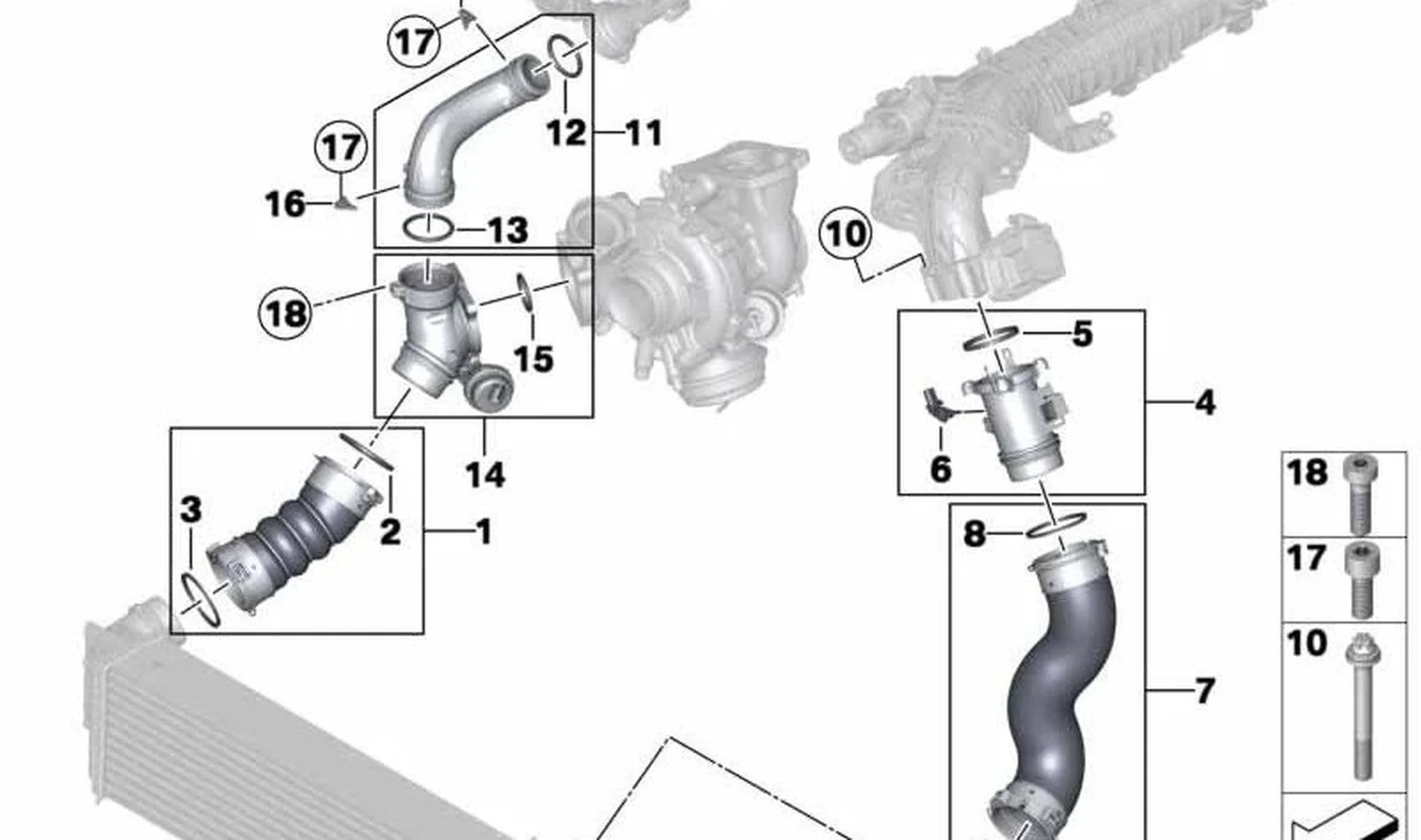 BMW F01 F06 F07 F10… O-Ring Conta 07119907496