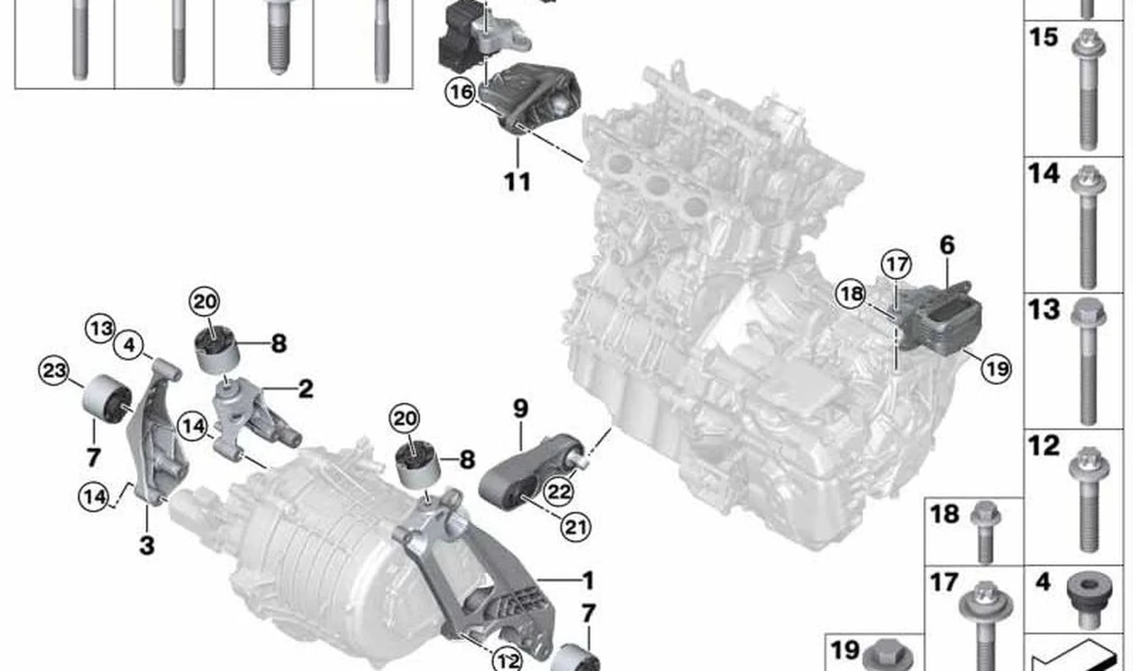 BMW i Serisi I15 Torx ASA Cıvata 07119907536
