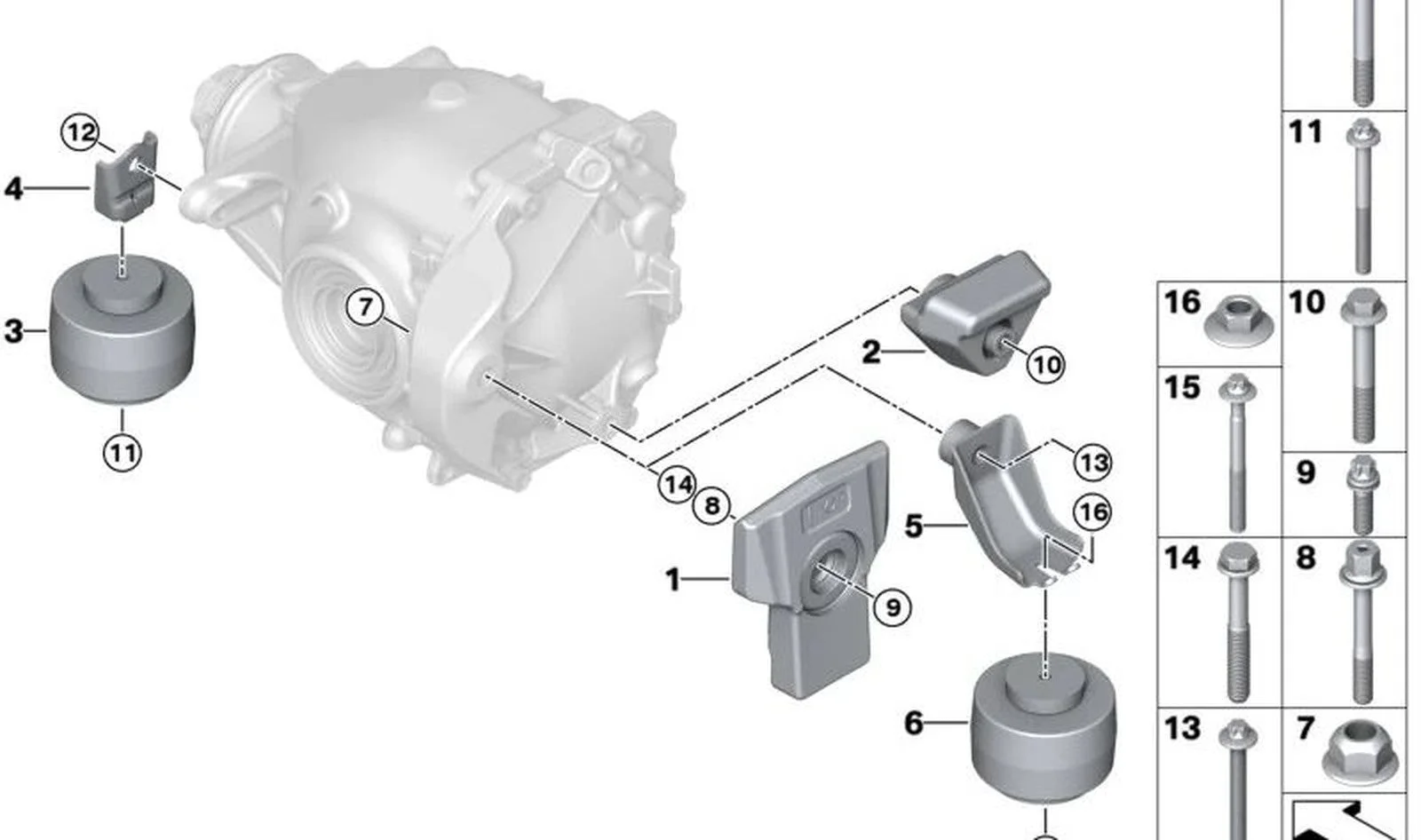 BMW F20 F21 F30 F31… Havşa Başlı Cıvata 07119907840
