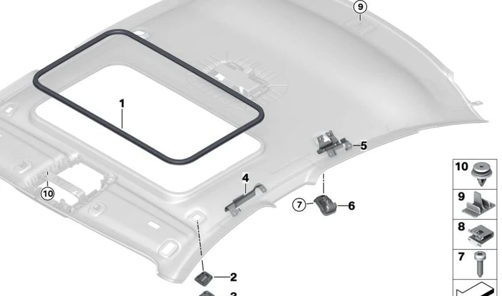 BMW F36 F55 F56 F60… Siyah Sac Cıvatası 4,8x19MM 07119907854