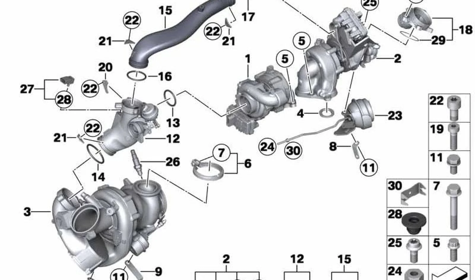 BMW E70 E71 F01 F02… Turbo O-Ring Conta 66x5,33 07119907864