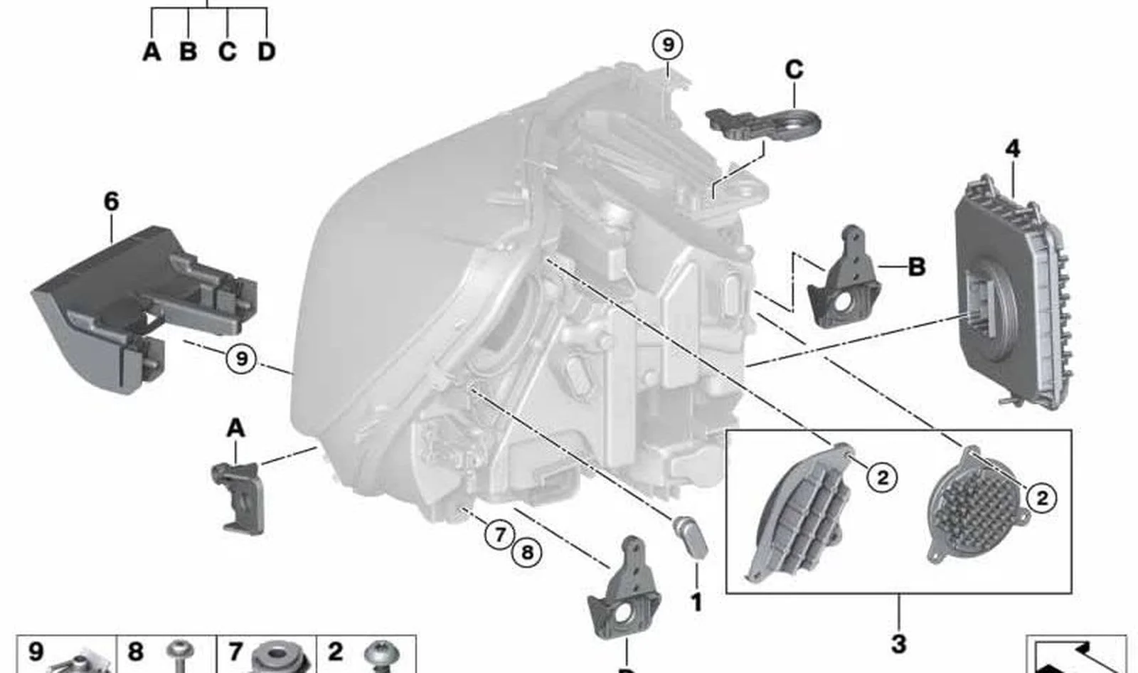 BMW F20 F21 F22 F23… Yassı Başlı Sabitleme Cıvatası M6x35 07119908008