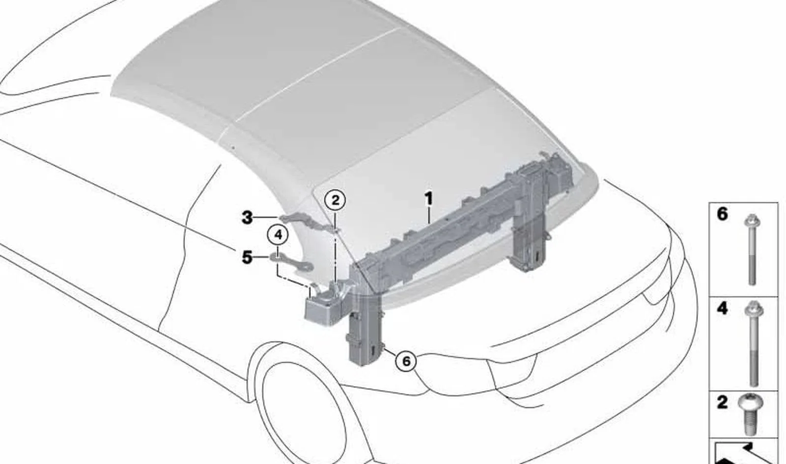 BMW 4 Serisi F33 F83 Flanşlı Altıgen Cıvata M10x95 07119908014