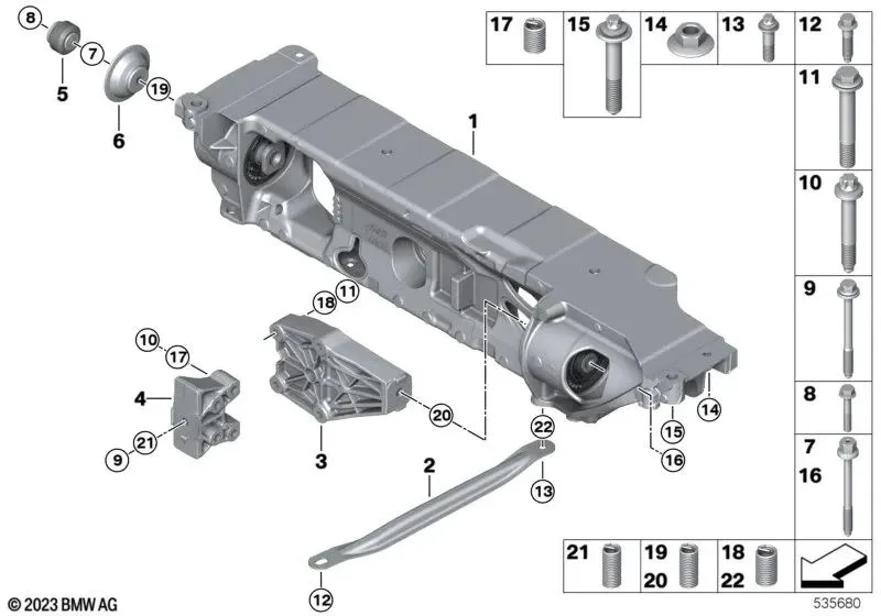 BMW X1 U11 Torx Bağlantı Cıvatası 07119908028