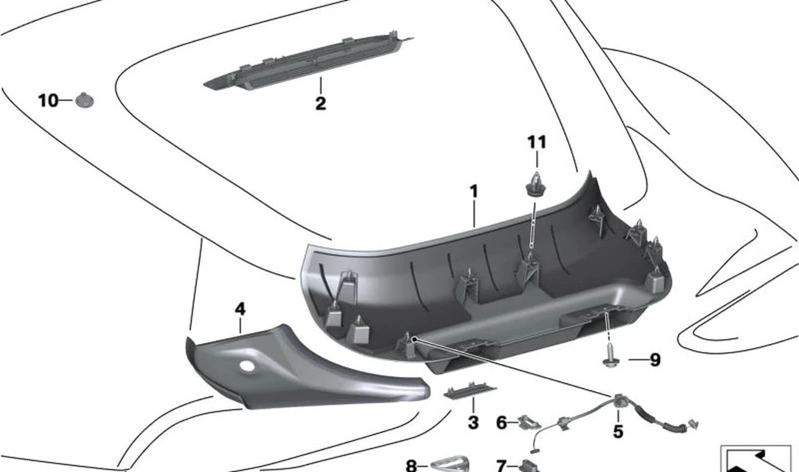 BMW G23 G29 I01 Siyah Sac Cıvatası 4,8x19 07119908542
