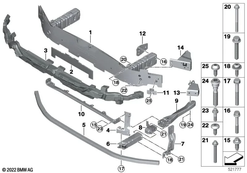 BMW I01 U11 Torx Başlı Cıvata 07119908557
