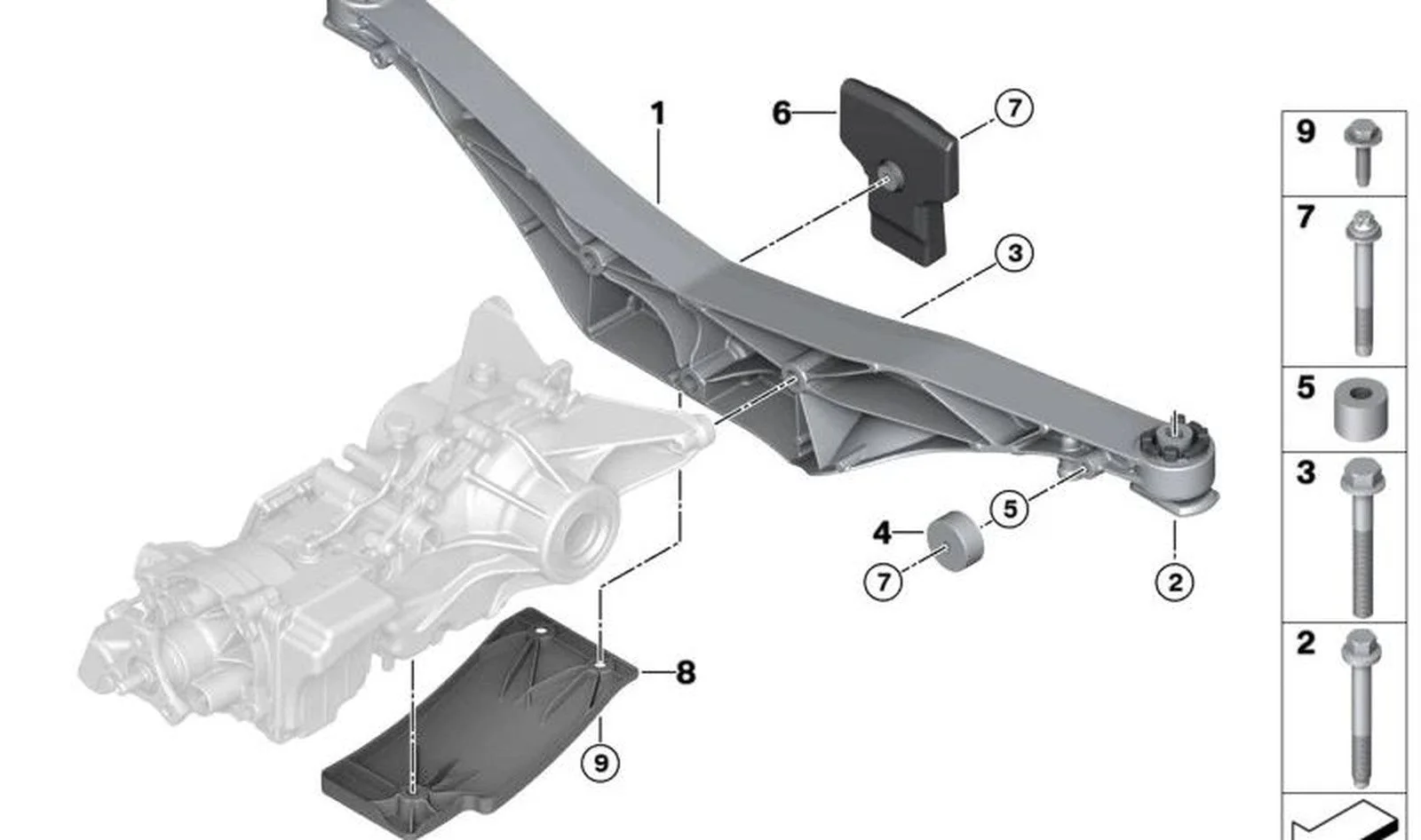 BMW F39 F40 F44 F45… Altıgen Başlı Cıvata 07119908626