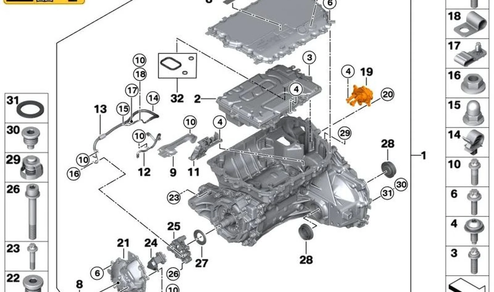 BMW G08 G28 G60 G70… Özel Sabitleme Cıvatası 07119909640