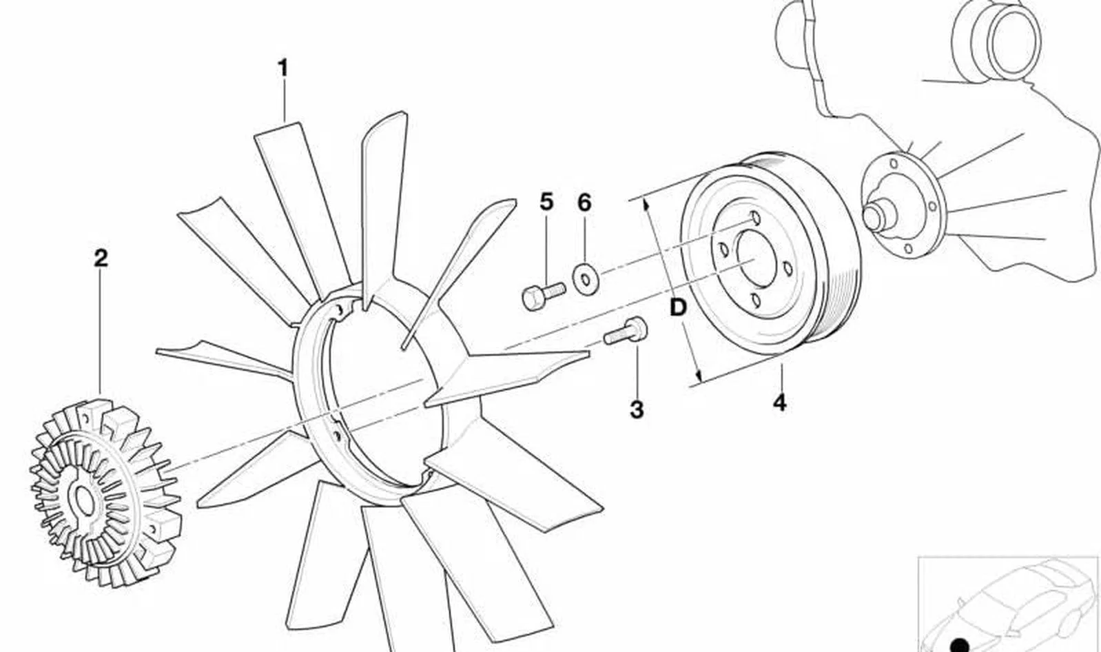 BMW E30 E31 E32 E34… Pullu Altıgen Başlı Cıvata M6x10 07119915041