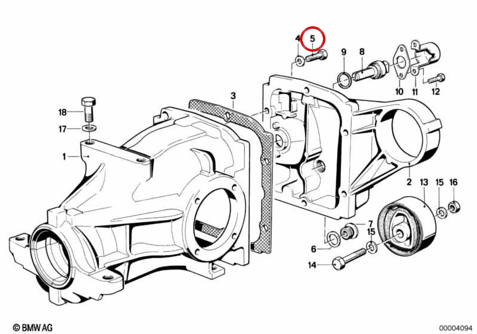 BMW 3 Serisi E30 E36 Altıgen Cıvata M10x80 07119921540