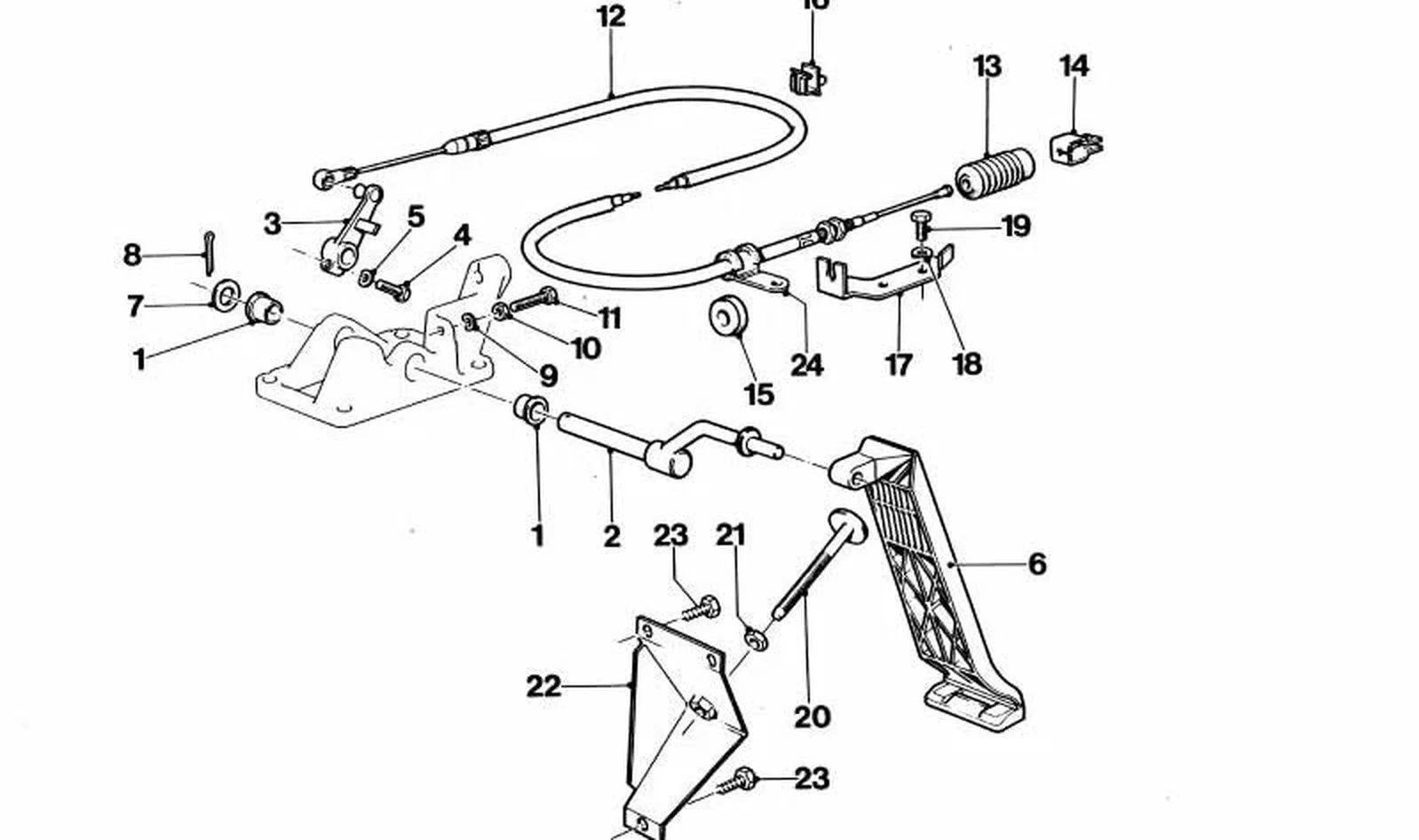 BMW E21 E24 E32 E34 Pim 3,2x18 07119945193