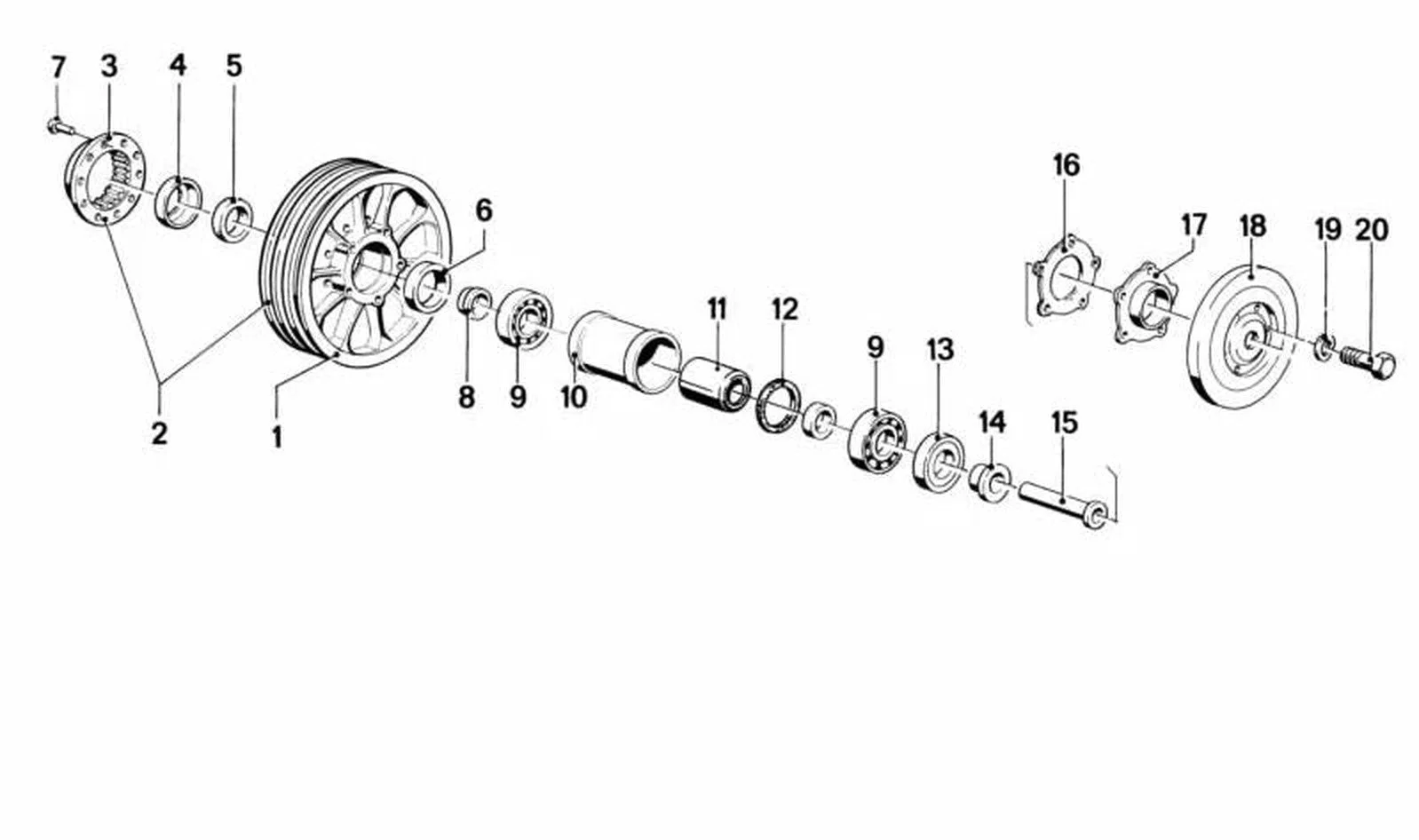 BMW E36 E39 E46 E53… Pul Başlı Cıvata 07119947165